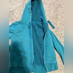 Fluffy Zip up Sweatshirt